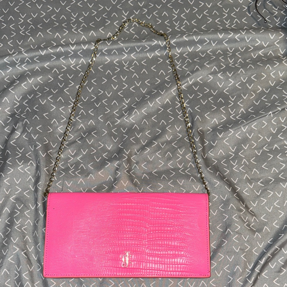 Pink Chain Shoulder Bag Juicy Couture